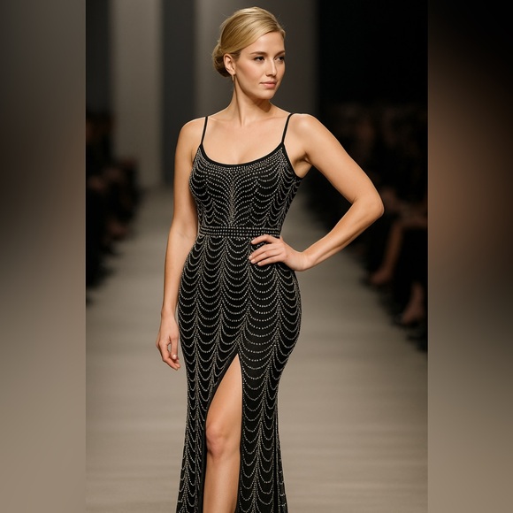 ✨“Luxury Radiance Gown” – Shine with Every Step ✨ - Picture 4 of 14